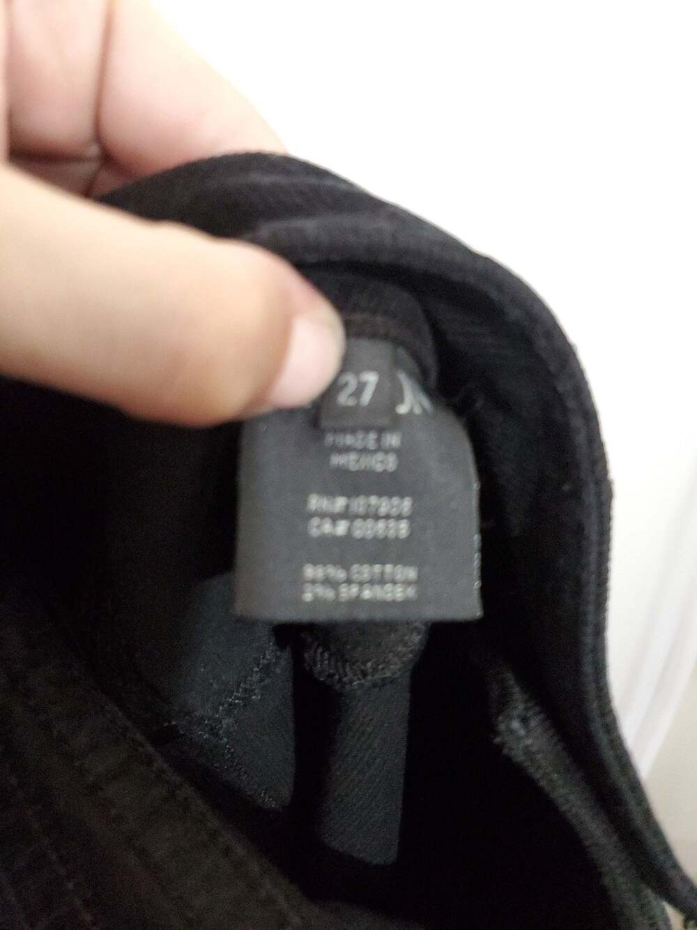 Hudson Signature Bootcut Corduroy Pants Black Size 27 - Picture 4 of 8